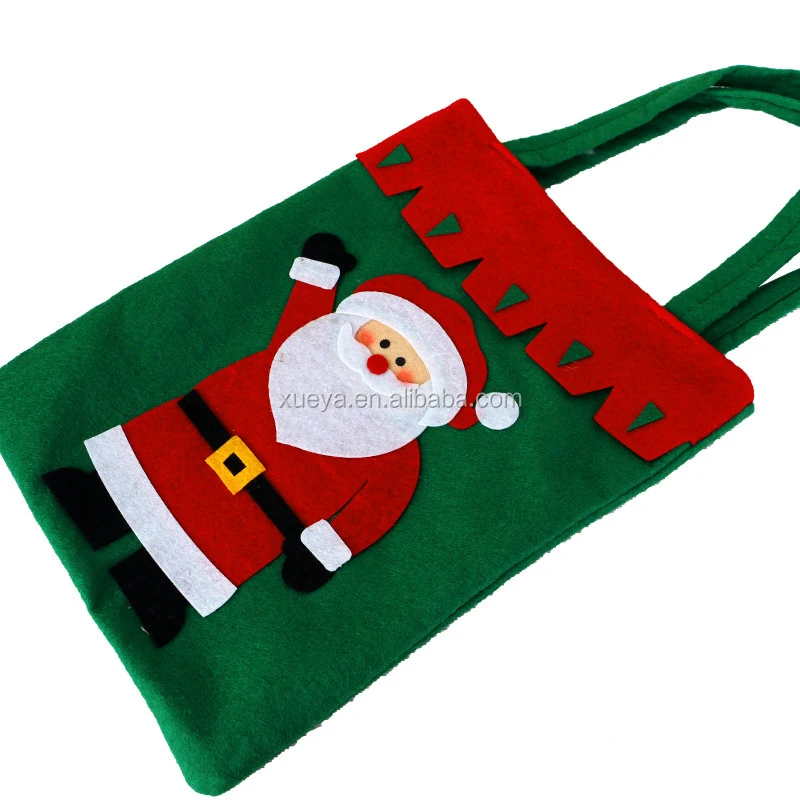 2017 Wholesale Decorative Christmas Felt Christmas Gift Bag Buy Felt