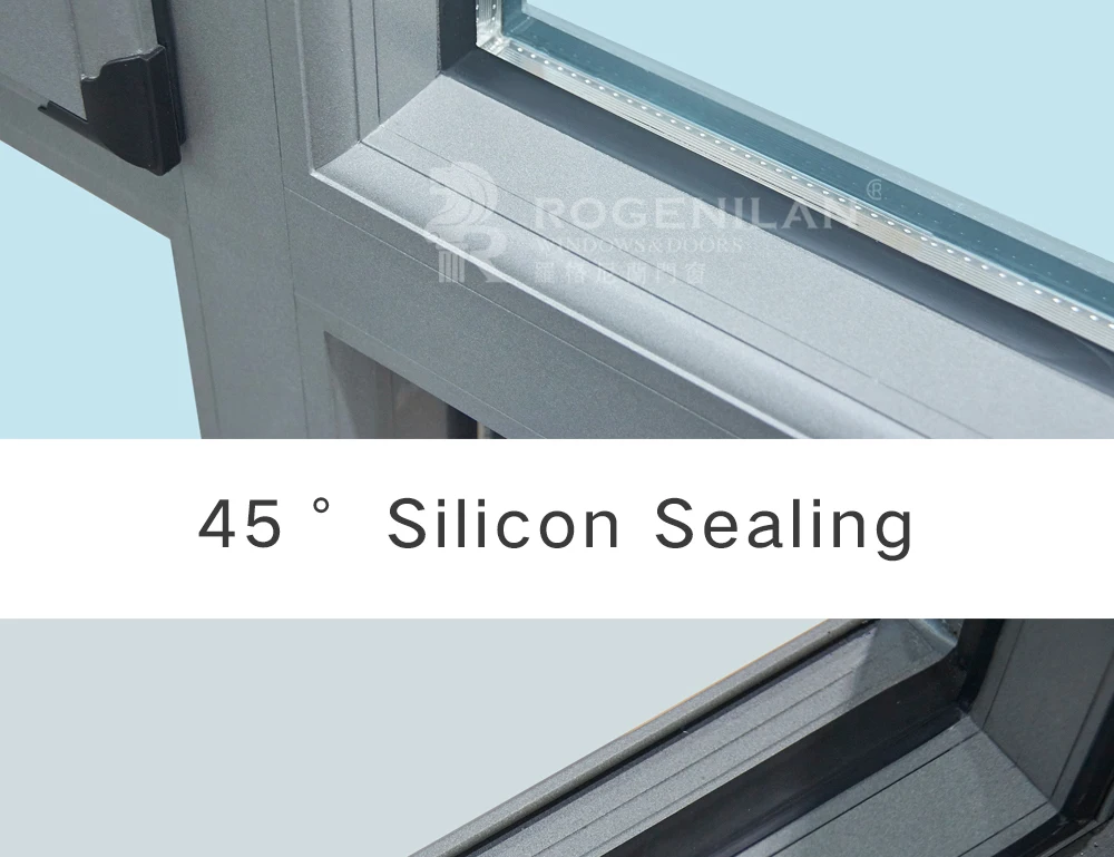 ROGENILAN 100 series New thermal break style casement windows with germany hardware