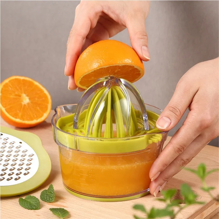 

Multi-functional fruit lemon juicer press /manual orange lemon lime Juice Squeezer With bowl, Colorful