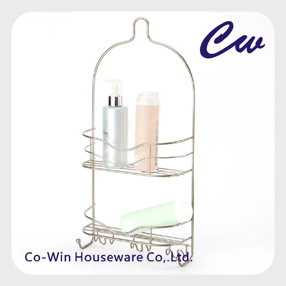 
Bathroom Shower Caddy for Tall Shampoo and Conditioner Bottles, Bronze 