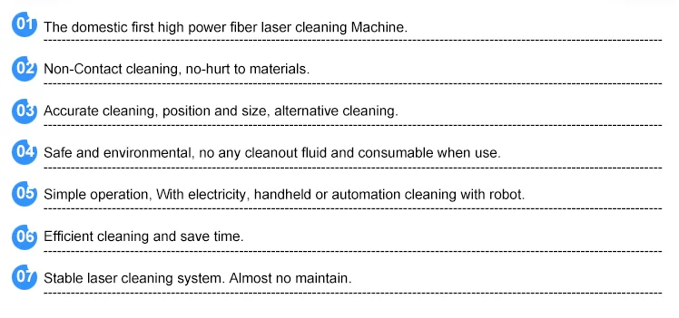 Best selling 2018 CNC Factory Rust Removal laser cleaning 1000w