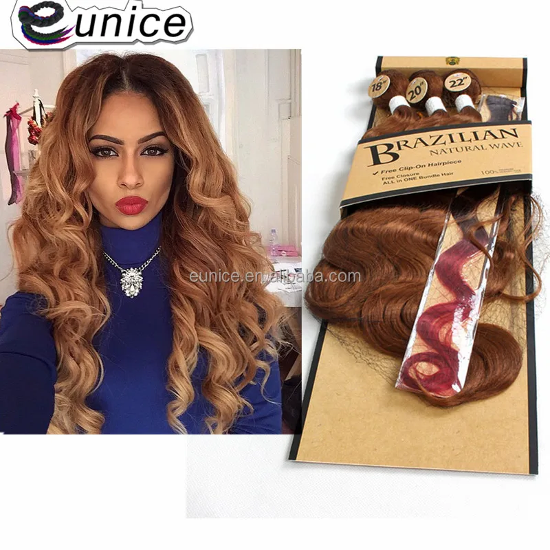 

Wholesale synthetic body wave ombre brazilian hair with closure crochet Body Wave Hair 3bundles For Black Women 16 18 20inch, N/a