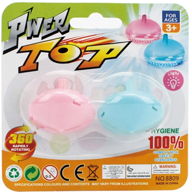 
New product Spin Top Toy Battle Gyro Peg-Top with light for kids 