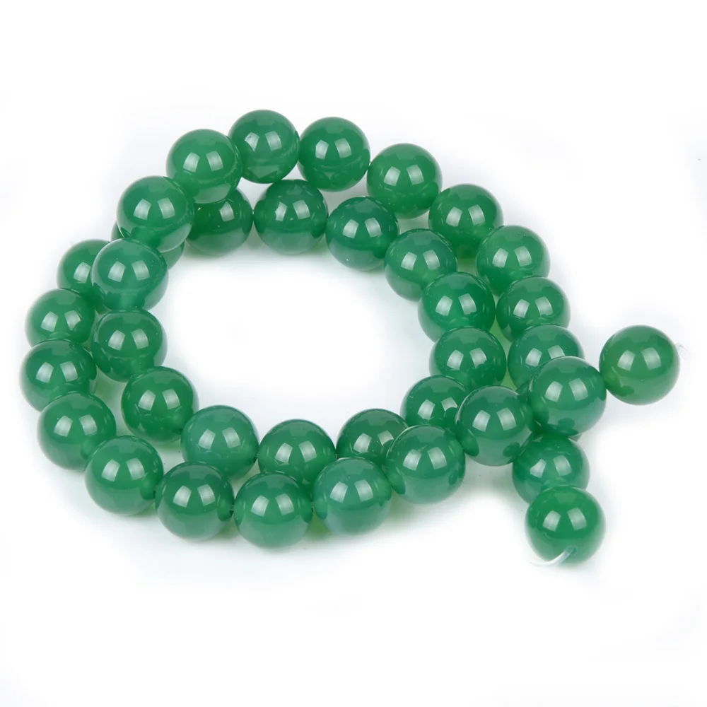 

Wholesale Loose Green Agate Beads Accessory For DIY Jewelry