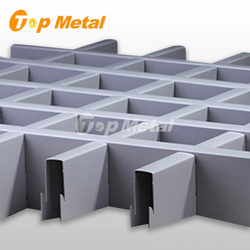 2018 New Products Aluminum Open 3 9 3 9 Grid Ceilings Drop