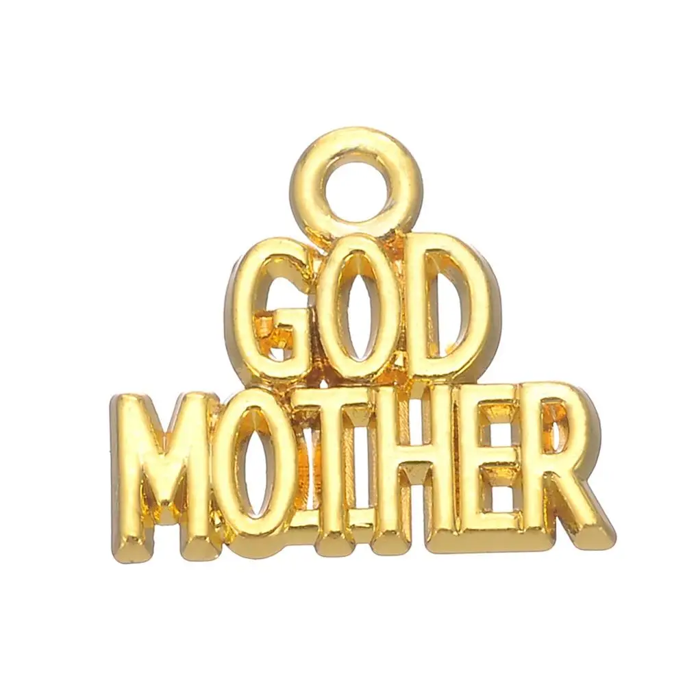 

Wholesale fashion jewelry DIY handmade craft custom message charm MOM message charm for MOTHER'S DAY gift, Silver