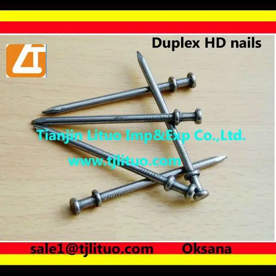 16d duplex nails/double head nails/two head common nails Tianjin