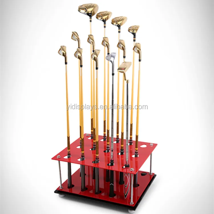 New Luxury Acrylic Golf Club Brassie Display Holder Stand Holders