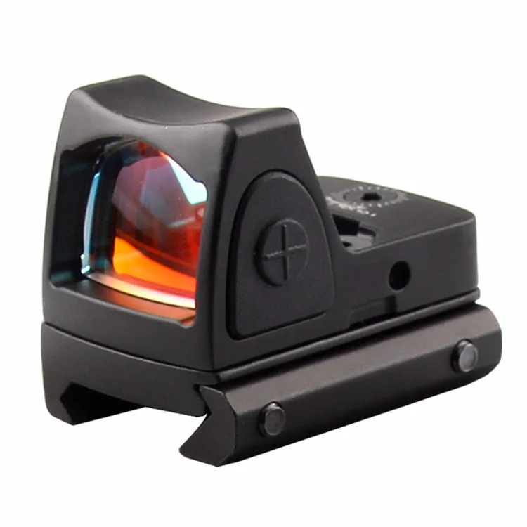 

Mini RMR Red Dot Sight Collimator Glock 17 19 / Rifle Reflex Sight Scope For Airsoft / Hunting Rifle Glock Parts, Black