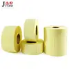 Transparent PET Clear label stickers roll for Zebra barcode printer ( with Resin thermal transfer ribbon ), 1 Roll, 40mm Core