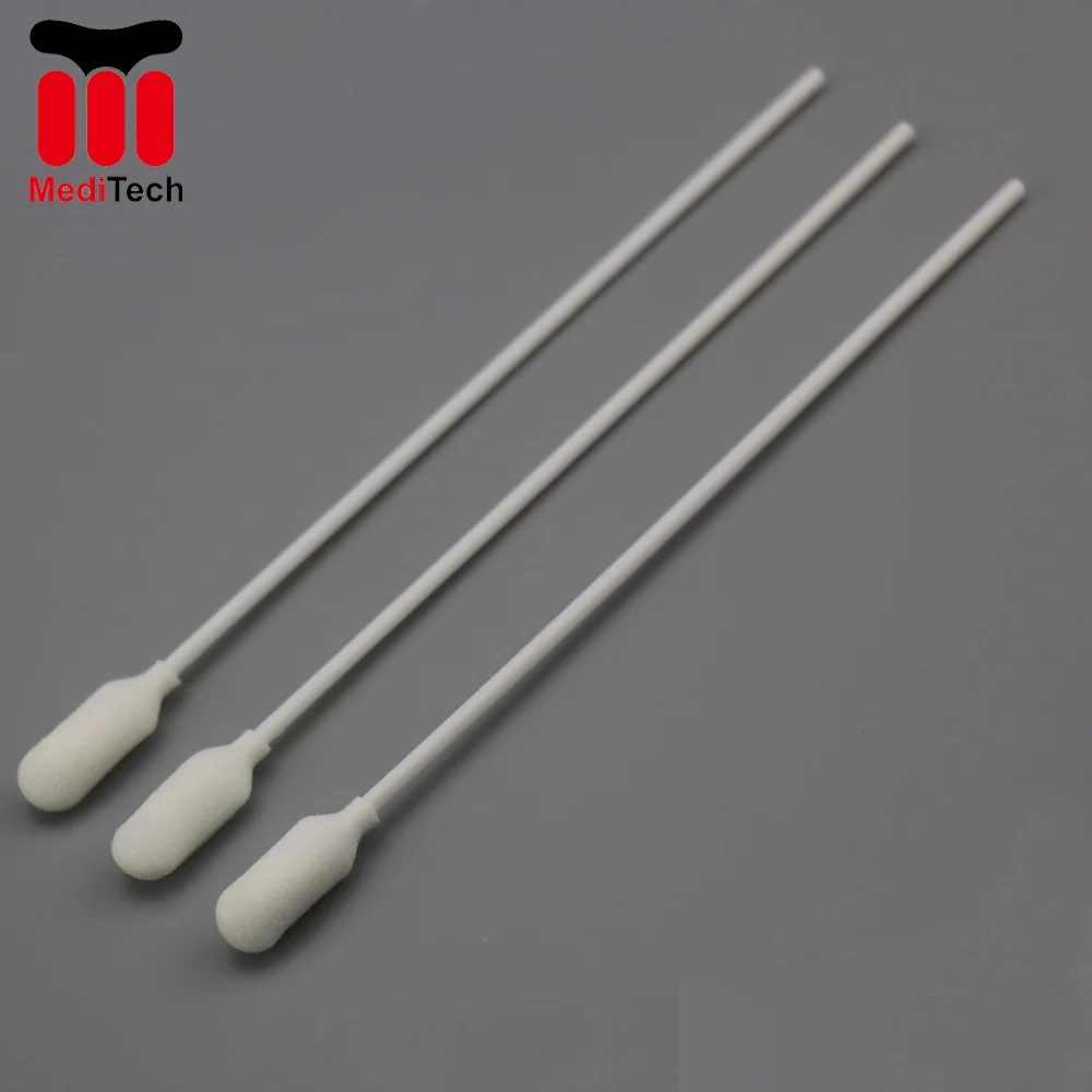 Filled Liquid Fast Foam Cotton Swabs With 6" Long Plastic Handle Buy