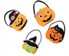 custom design size Funny Halloween pumpkin lantern non woven candy Bags