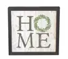 11 x 11 Home decor SQUARE White Wash Solid Pine Wood Farmhouse Framed Wall Plaque