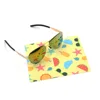 Eco-friendly and softly ever changing design printed microfiber goggle lens cleaning cloth