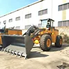 Transport wood grabbing machine loader 5ton log front weel loader for sale