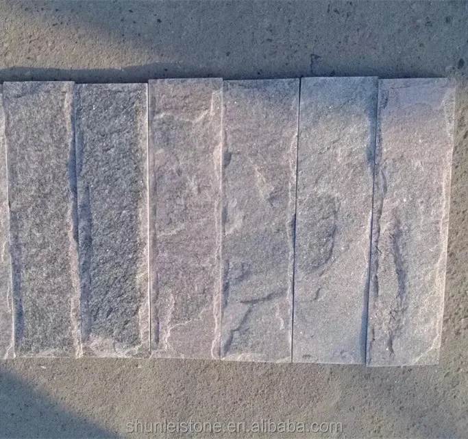 
Natural pink Quartzite Mushroom Stone for Building Materials 