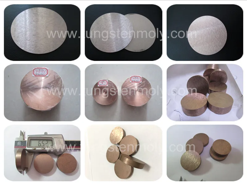 Copper Tungsten Grinding Wheel And Disk Erosion Electrodes For Pcd
