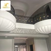 Golden laser metal cut baluster railing electroplating stainless steel balustrade handrail