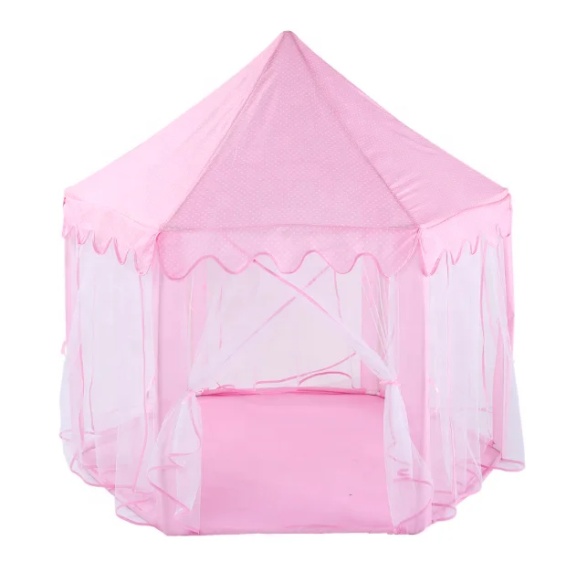 
Amazon Choice Castle Princess Hexagon Pagoda Tent/Kids Play Tent Pink Princess Castle Large Children Playhouse for Girls Indoor 