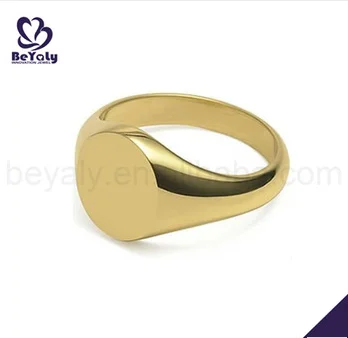Black tone gold belt three bands ring for men