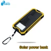 Hot Selling 8000 mah,Outdoor Waterproof Portable Solar Power Bank charger For smartphone sunlight Traveler