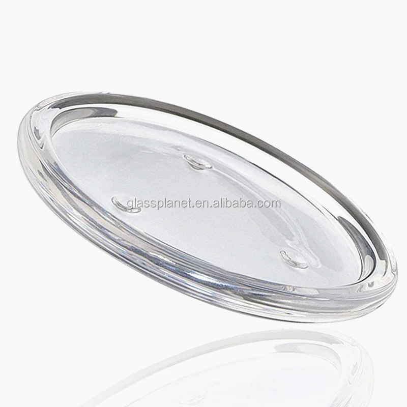 Round Clear Glass Pillar Candle Holder Plate Buy Glass Pillar Candle