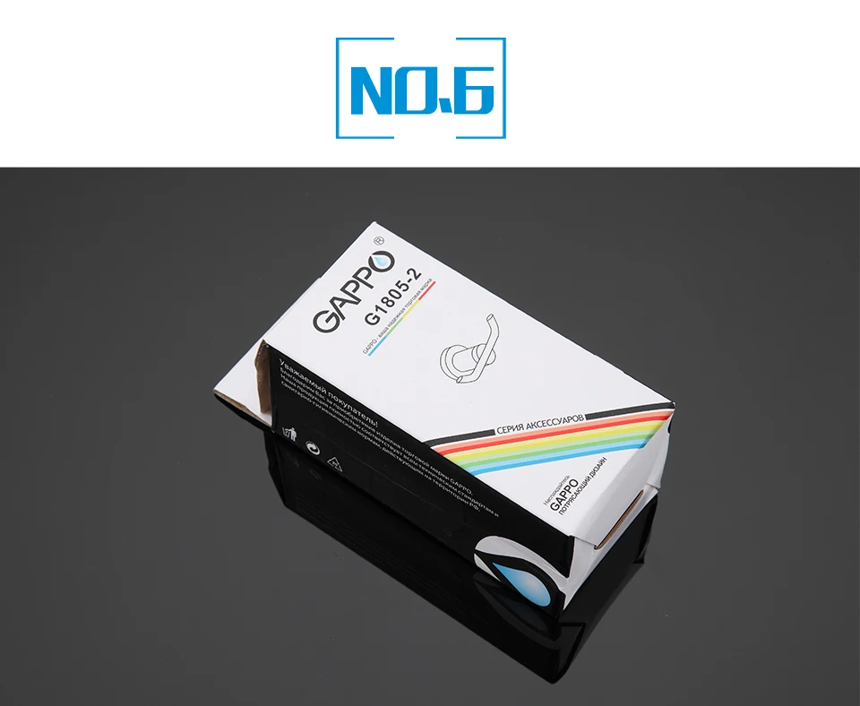 GAPPO 1 set High quality Restroom Tower Holder Wall-mount hooks Bathroom accessories Clothes Hook G1805-2