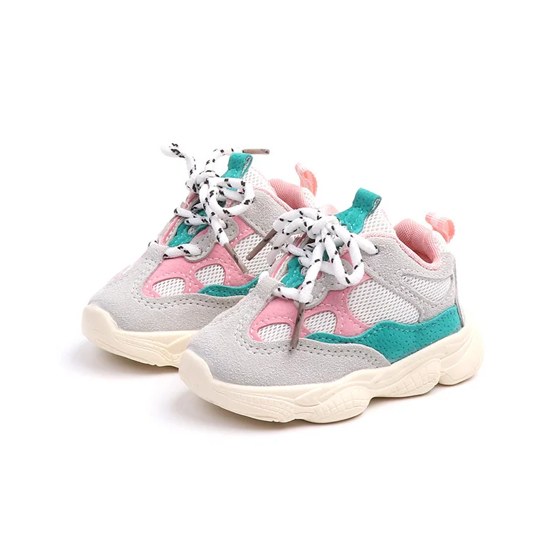 

Hot selling sports baby shoes children, Pink/green/blue