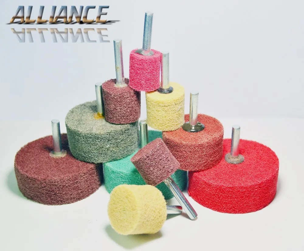 thumbnail image 2 of This 100-piece Felt Polishing Rotary Point Set From THK Diamond Tools Includes 10 Pieces Each Of 4mm, 5mm, 6mm, 8mm, And 10mm Wool Burrs. Perfect For Detail Work And Polishing. 2 of 6
