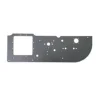 customized precision cnc part of aluminum plate retainer with type 3 anodizing