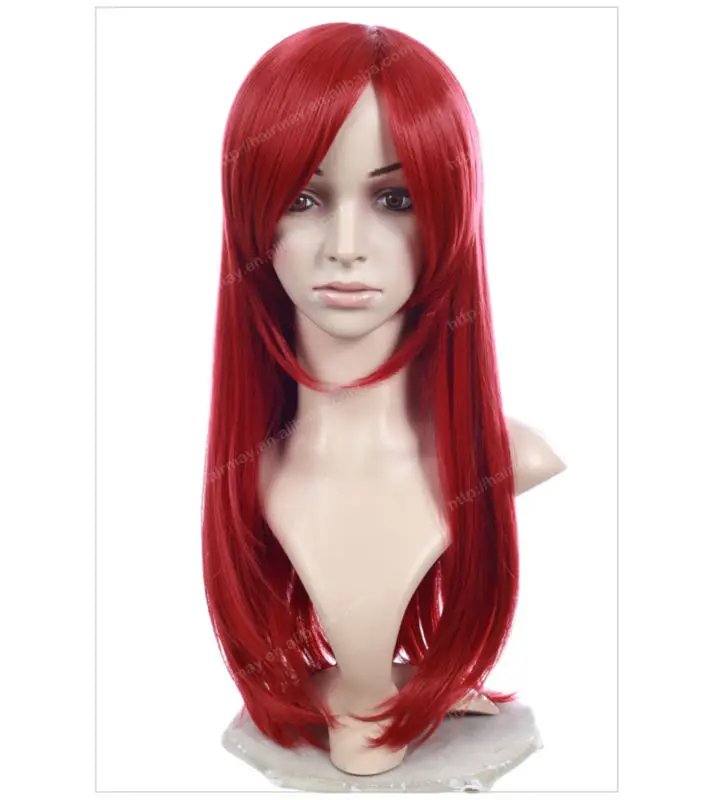 red updo wig