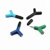 1Input 2 output audio splitter with stylus Audio Sharing Splitter Y Shape Earphone Splitter with Stylus Pen