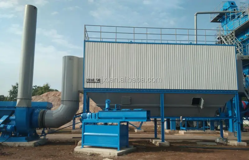 Industrial bag house dust collector for asphalt mixing plant