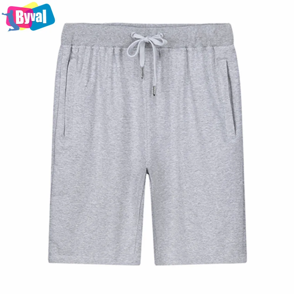 
Byval High Quality Men Cotton Fleece Sports Fit Short Sleeve Pants 