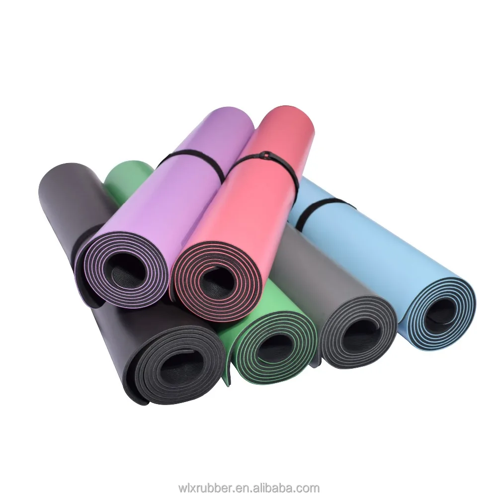 5MM Thick Custom Print Leather Yoga Mat Anti-Slip Eco-Friendly Natural Rubber Mats Premium Gym Equipment PU Yoga Mat