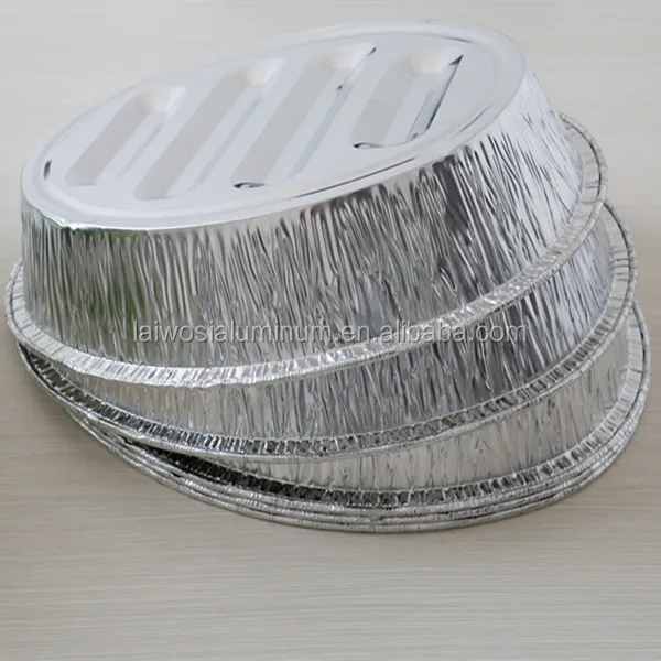 Oval Aluminium foil container