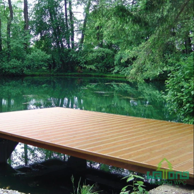 
Waterproof and damp proof composite decking lakeside board 