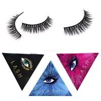 

False strip eyelash 3d lash silk with box eyelashes in private label eyelashes and lashes case