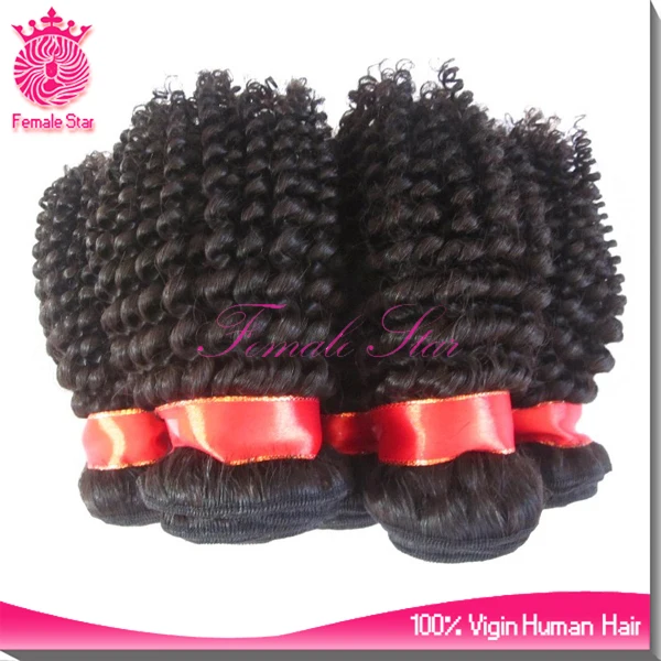 2016 Latest Hair Styles Short Afro Kikny Black People Hair Weave