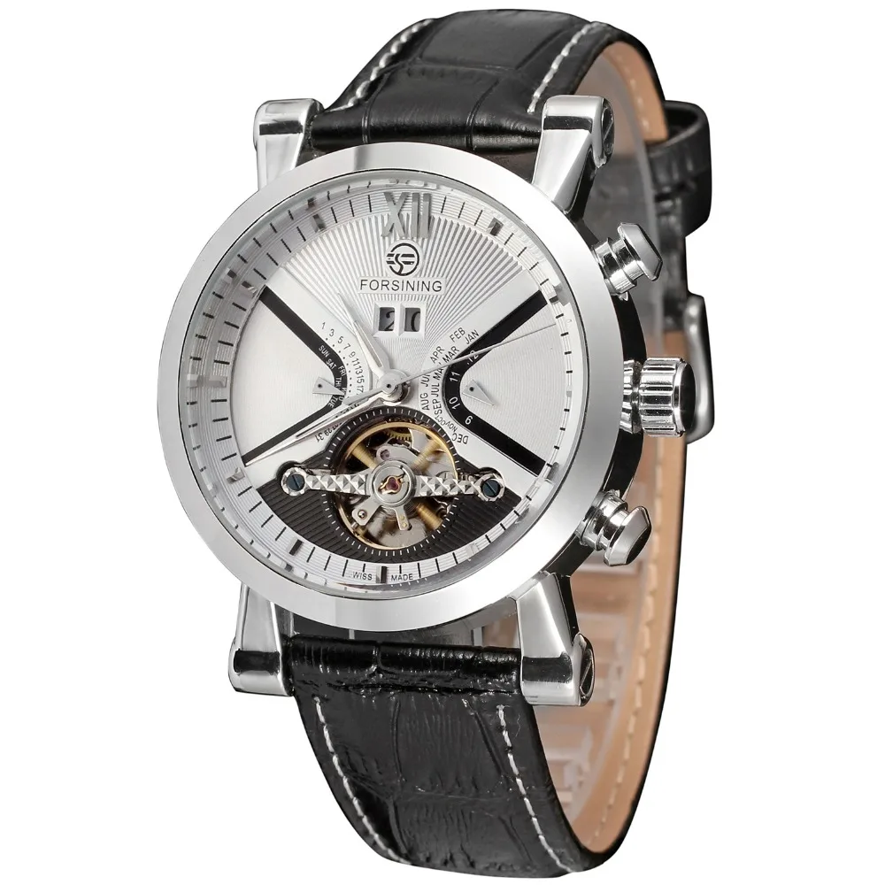 

Wholesale Fashion Leather Band Silver White Watch Men for Online Sale