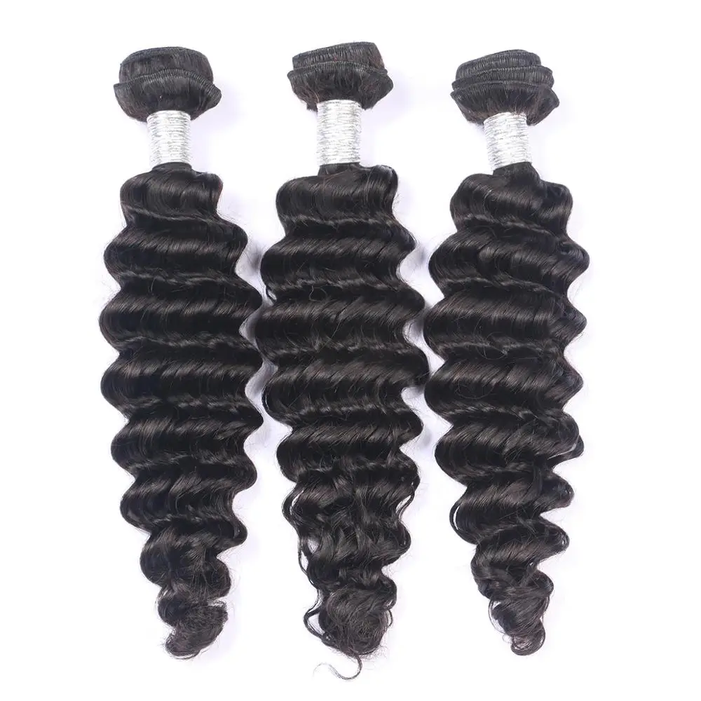 

100% Real Human Hair deep Wave 8--34 Inch Virgin Hair Weaving
