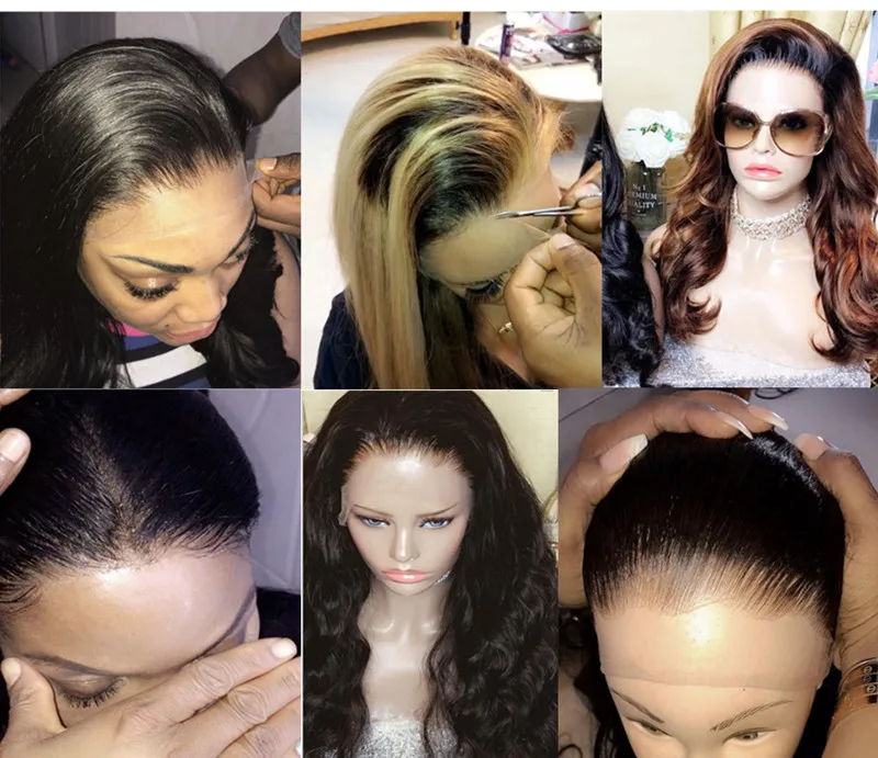 High Quality Heat Resistant Lace Front Wigs For White Women Fashion Synthetic Short Bob Wigs