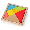 Factory wholesale 12 cm size kids early education Sensory development beech wood tangram