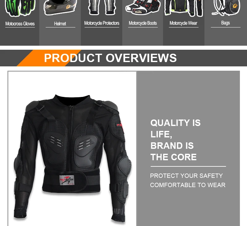 Safety Riding Gear Sport Body Armor Padded Mc Leather Motocross Summer