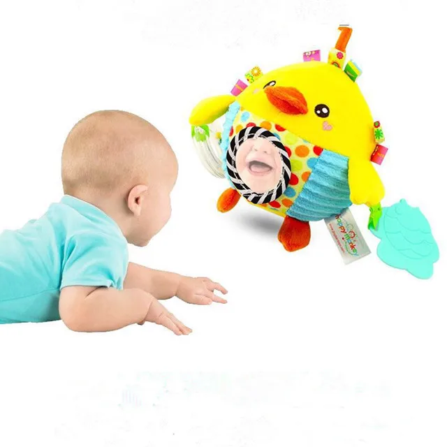 

Baby Appease Teether Newborn Toys Rattle Bell Sound Plush Toy Educational Stuffed Toy Soft Plush Rattles Toys for Baby, As the picture or cutomized
