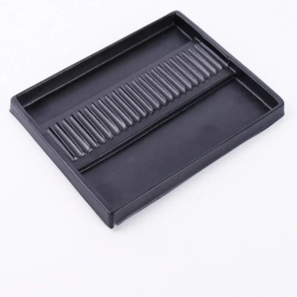 Disposable Black Ps Rectangular Plastic Pen / Pencil Packaging Full