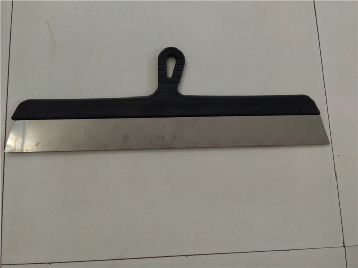 Quality forging Polishing Cleaning Scraper With black Plastic Handle