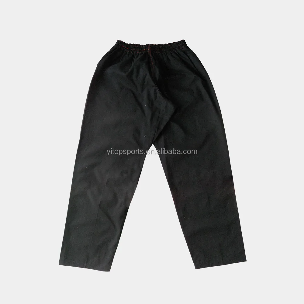 

Student Training Martial Arts black karate pants