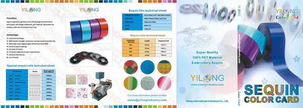 Sequin Reels Spangle Sequin Film Sequin Rolls - Sustainable