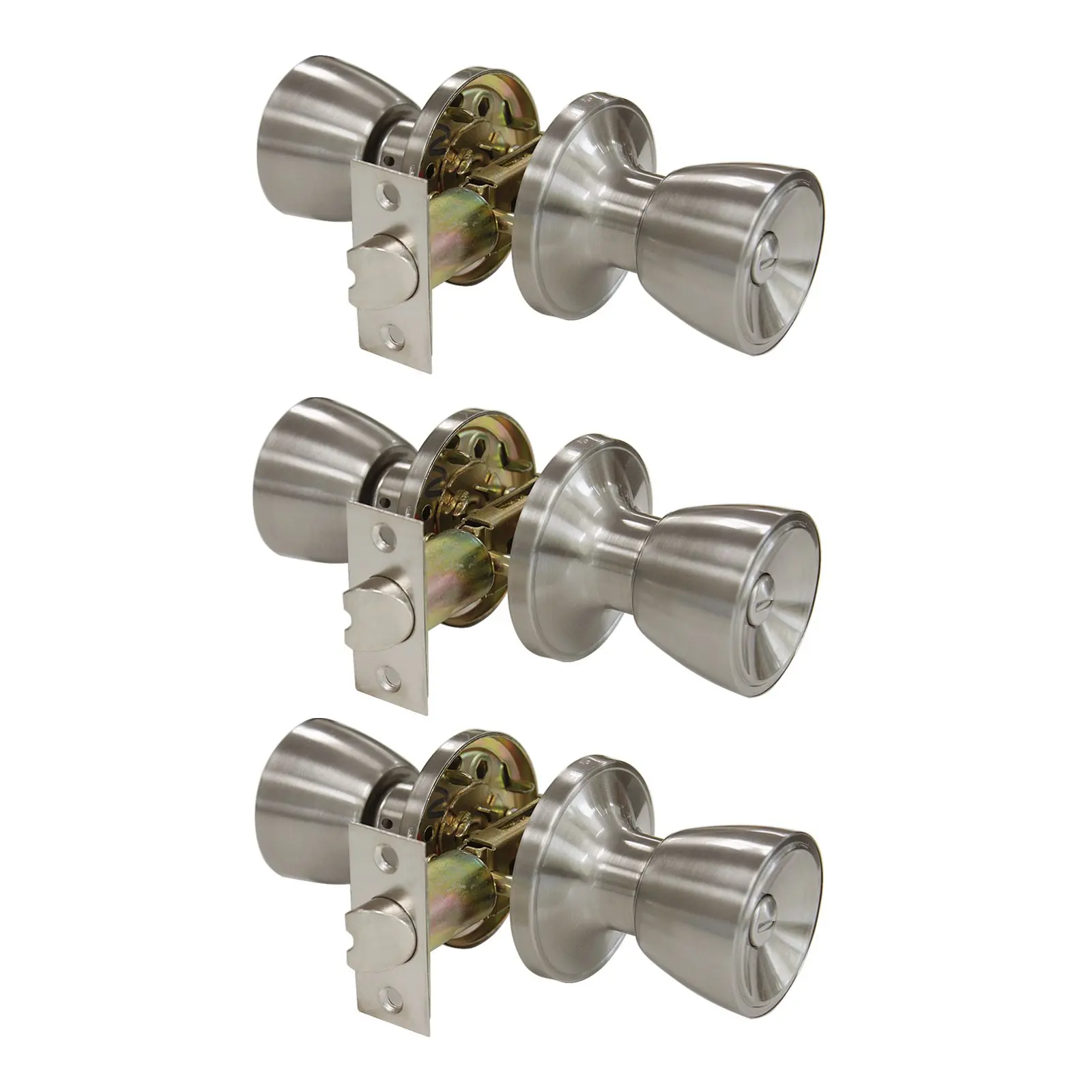 Buy 3 Pack Probrico Privacy Door Lock Storage Room ...